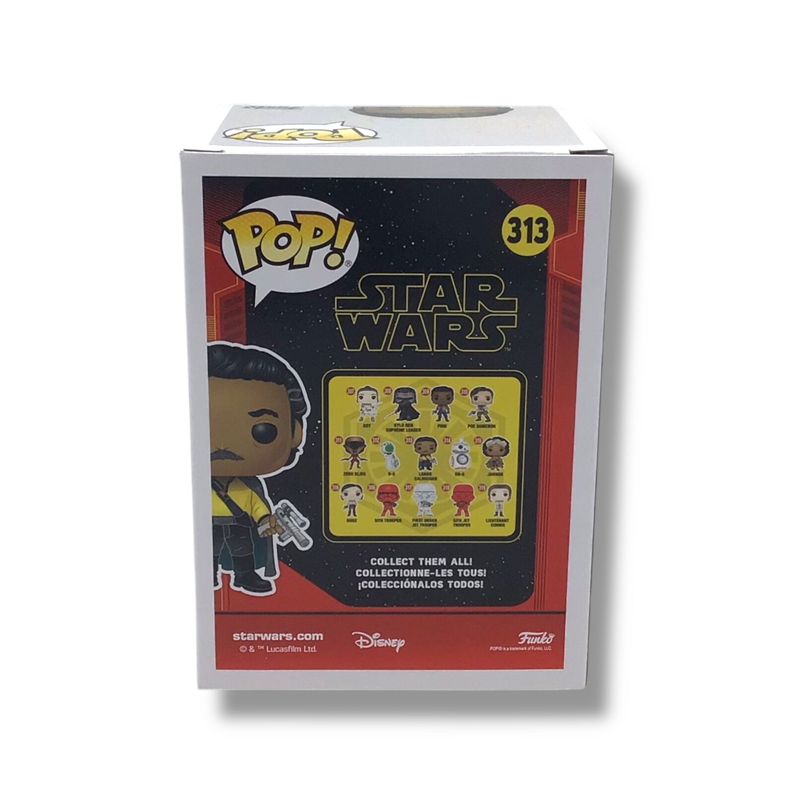 Funko POP! - Star Wars (#313) Lando Calrissian Vinyl Figure | Signed by Billy Dee Williams