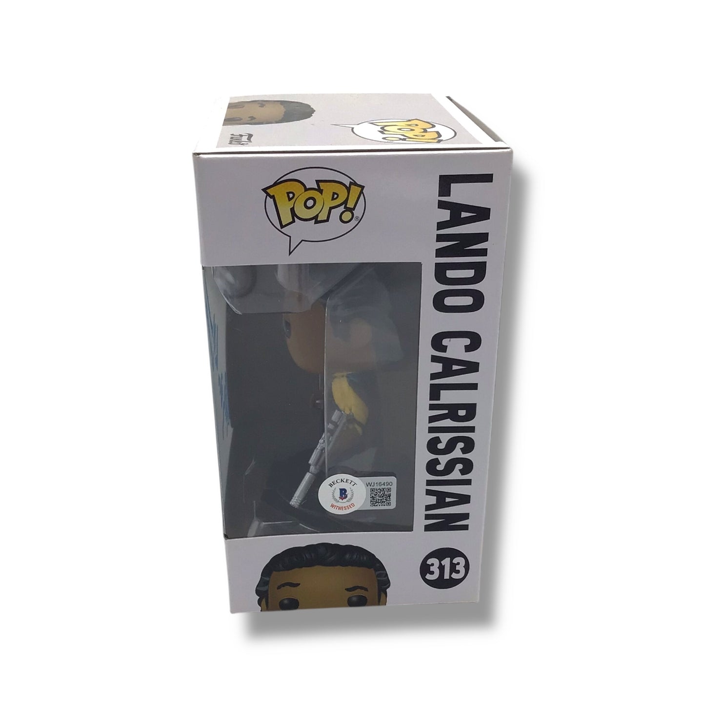 Funko POP! - Star Wars (#313) Lando Calrissian Vinyl Figure | Signed by Billy Dee Williams