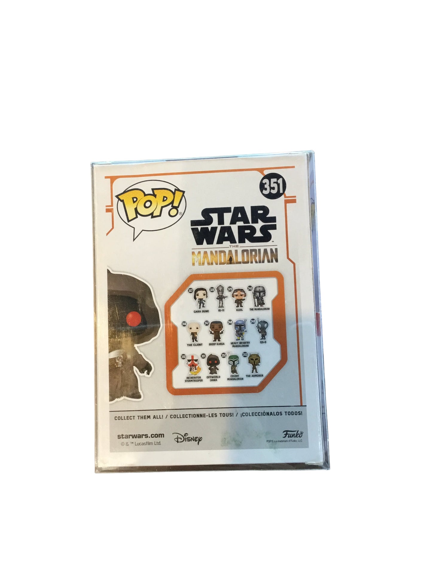 Funko POP! Star Wars The Mandalorian Offworld Jawa 351 SIGNED