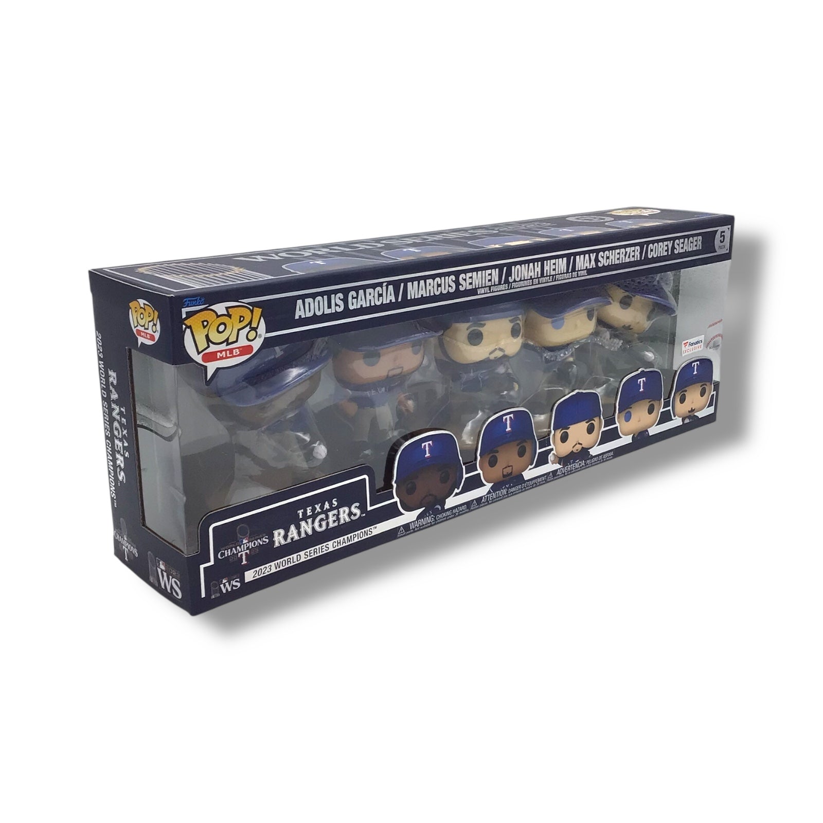 Funko POP! - Texas Rangers 5-Piece Vinyl Figures | 2023 World Series Champions