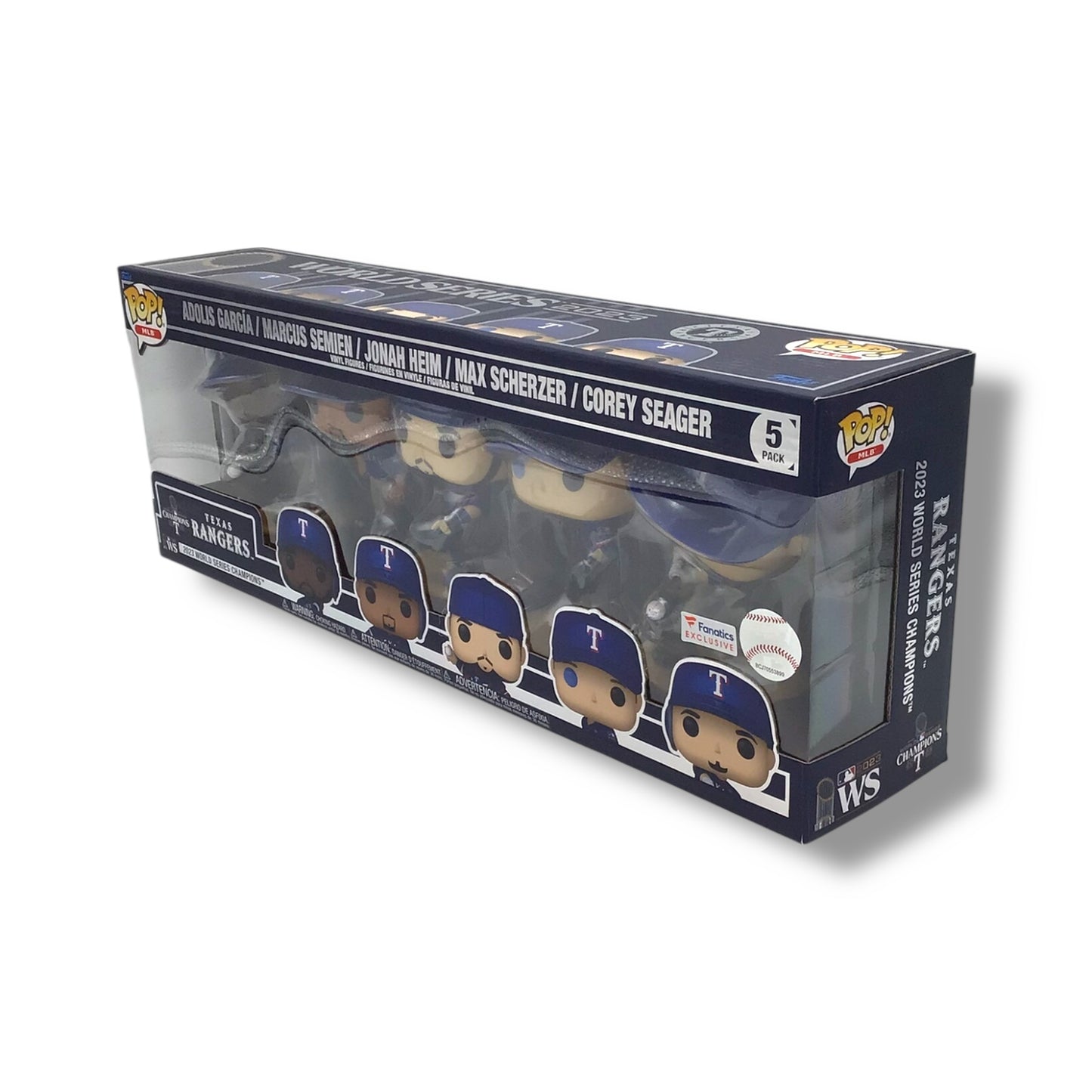 Funko POP! - Texas Rangers 5-Piece Vinyl Figures | 2023 World Series Champions