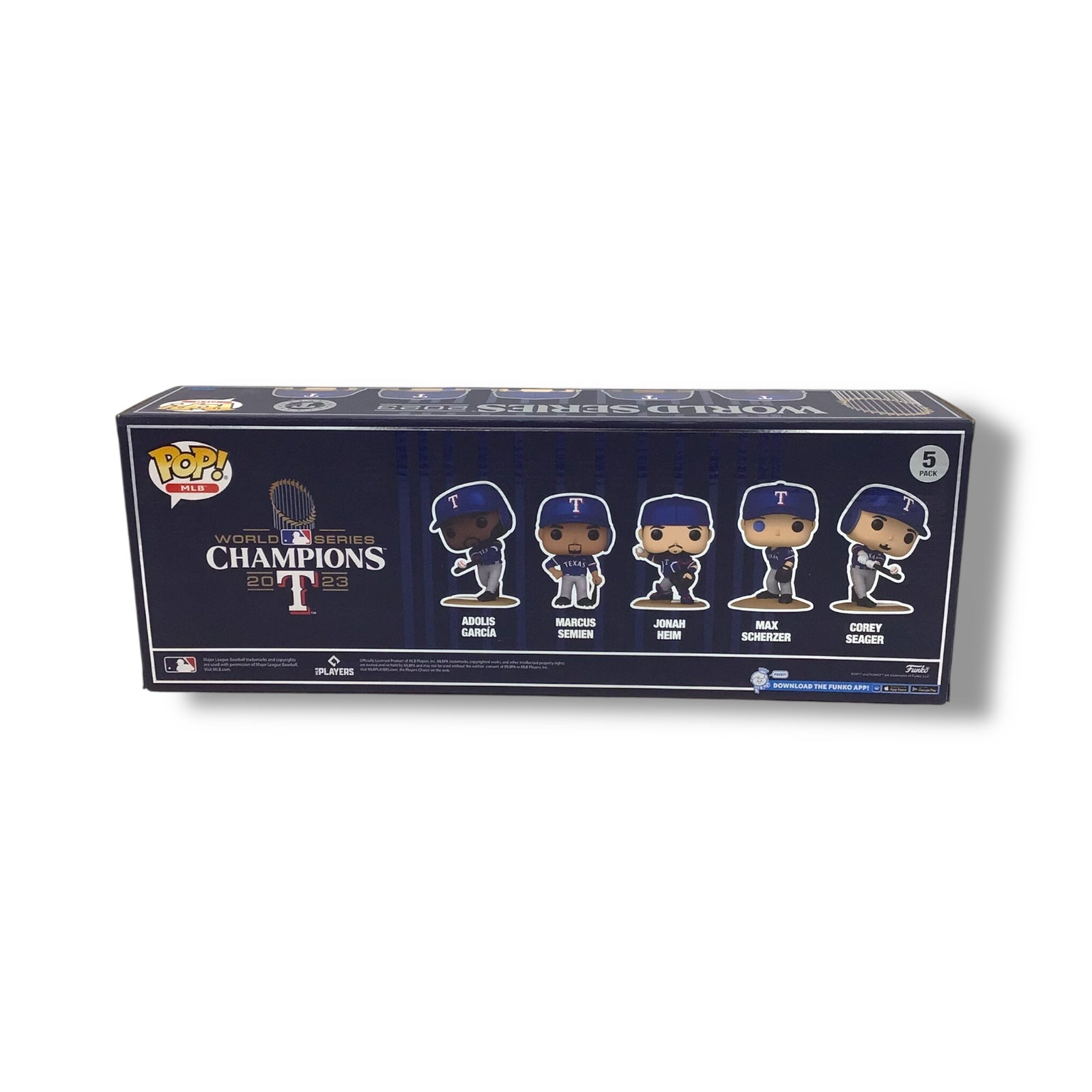 Funko POP! - Texas Rangers 5-Piece Vinyl Figures | 2023 World Series Champions