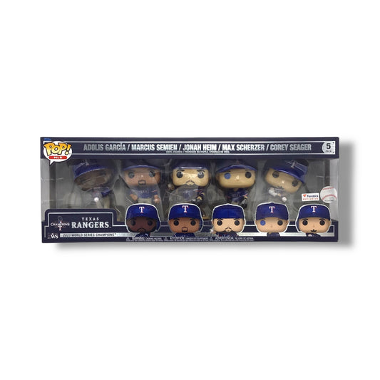 Funko POP! - Texas Rangers 5-Piece Vinyl Figures | 2023 World Series Champions