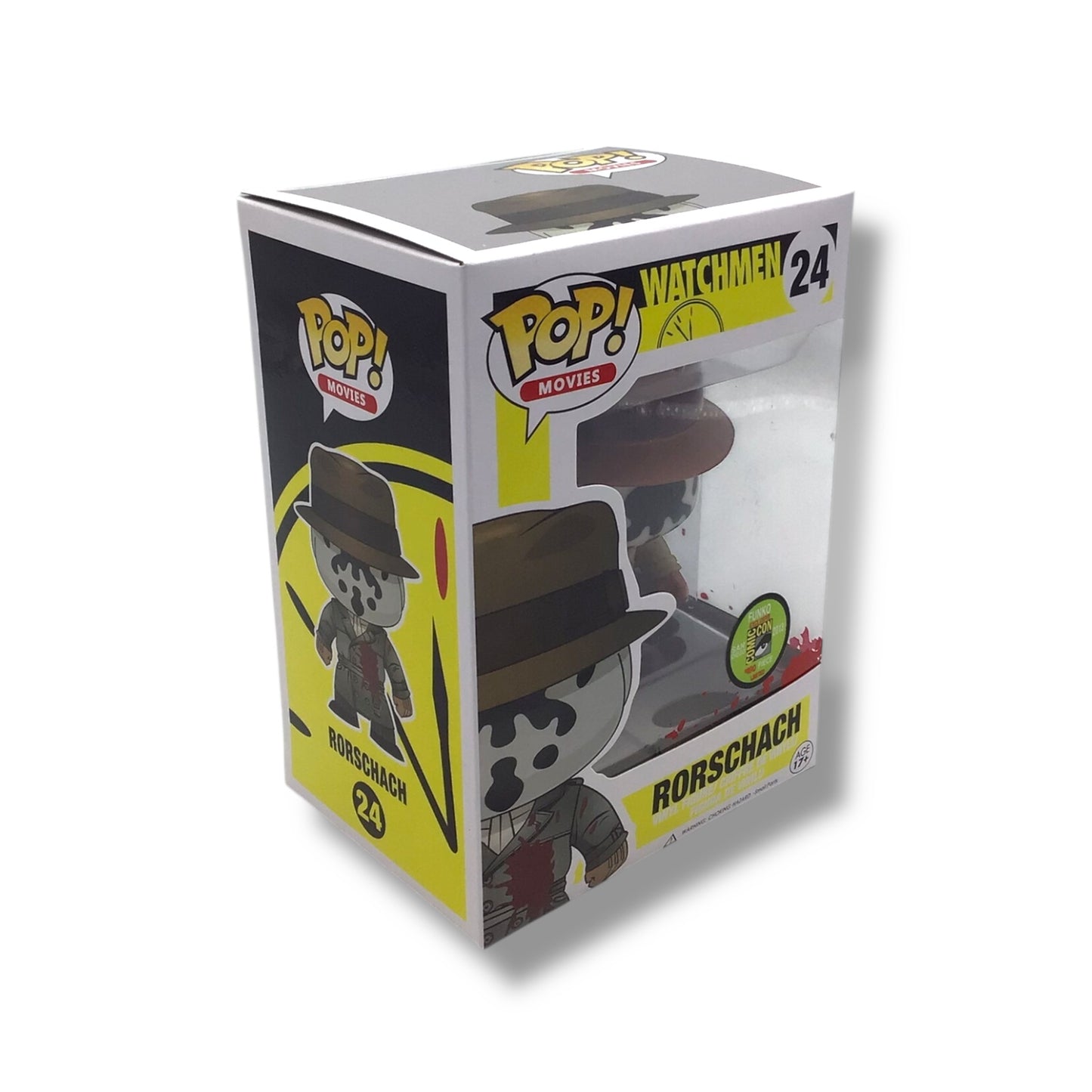 Funko POP! - Watchmen (#24) Rorschach Vinyl Figure | 2013 SDCC Exclusive