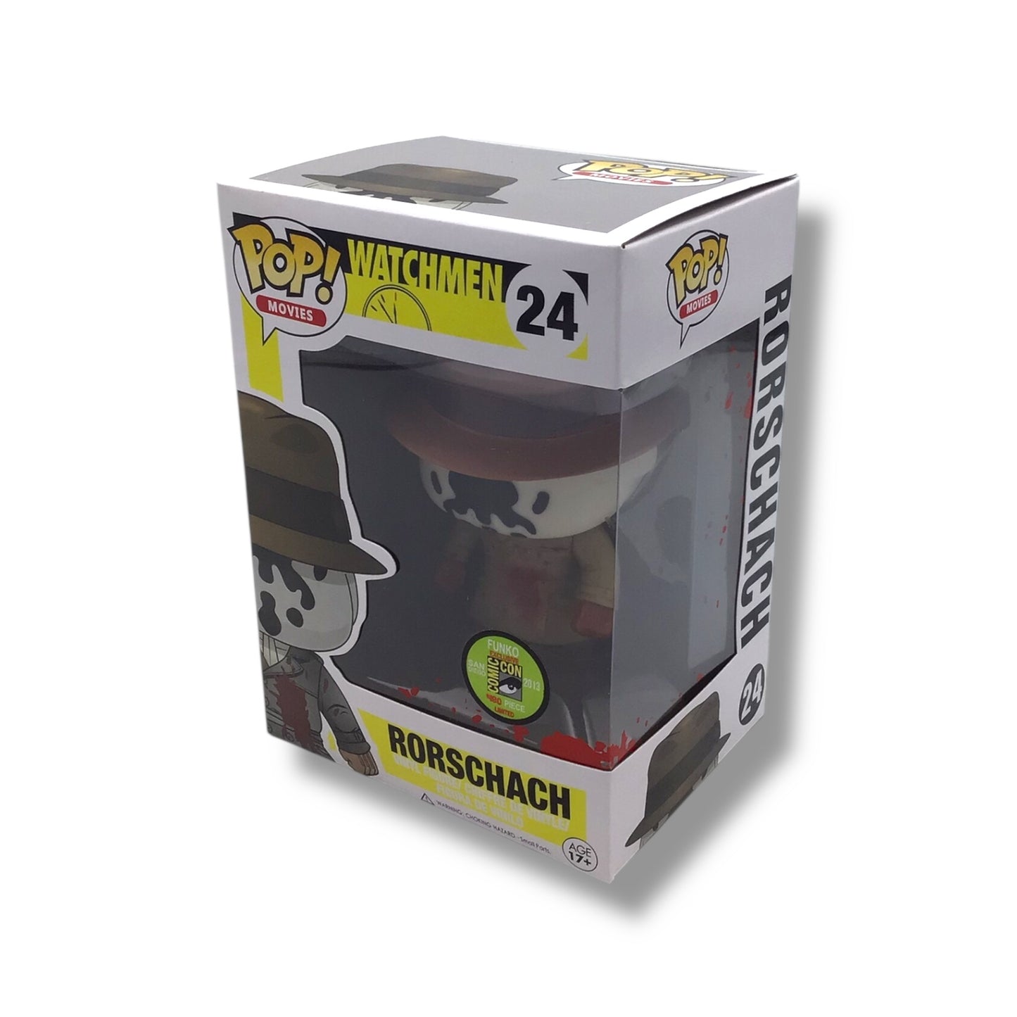Funko POP! - Watchmen (#24) Rorschach Vinyl Figure | 2013 SDCC Exclusive