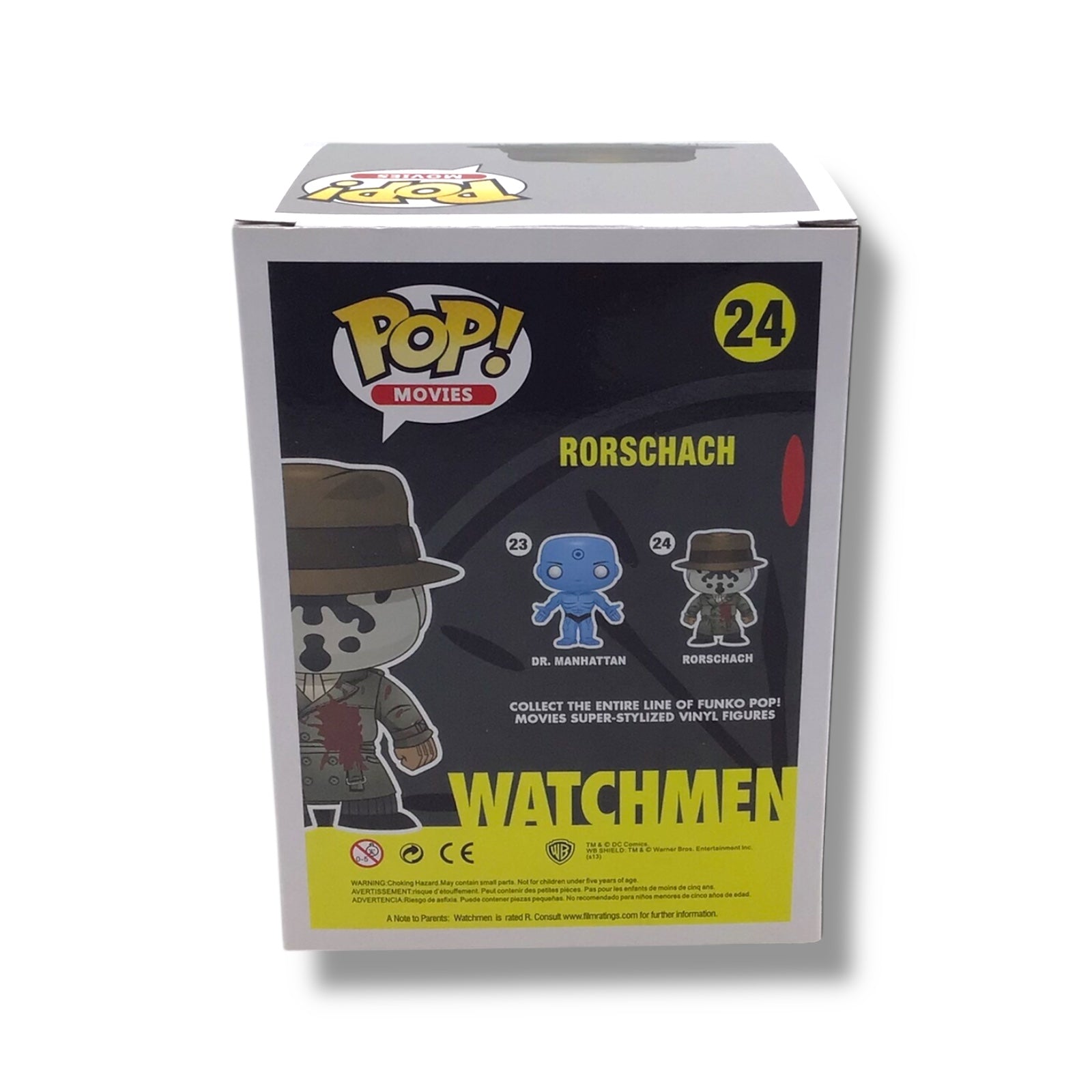 Funko POP! - Watchmen (#24) Rorschach Vinyl Figure | 2013 SDCC Exclusive