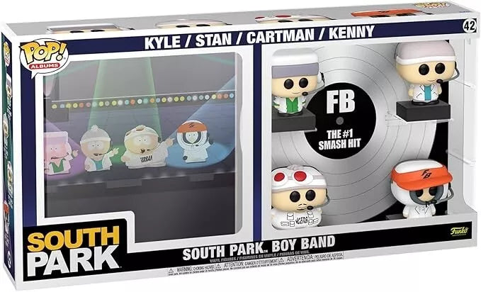 Funko Pop! Albums Deluxe: South Park- South Park Boy Band 4-Pack