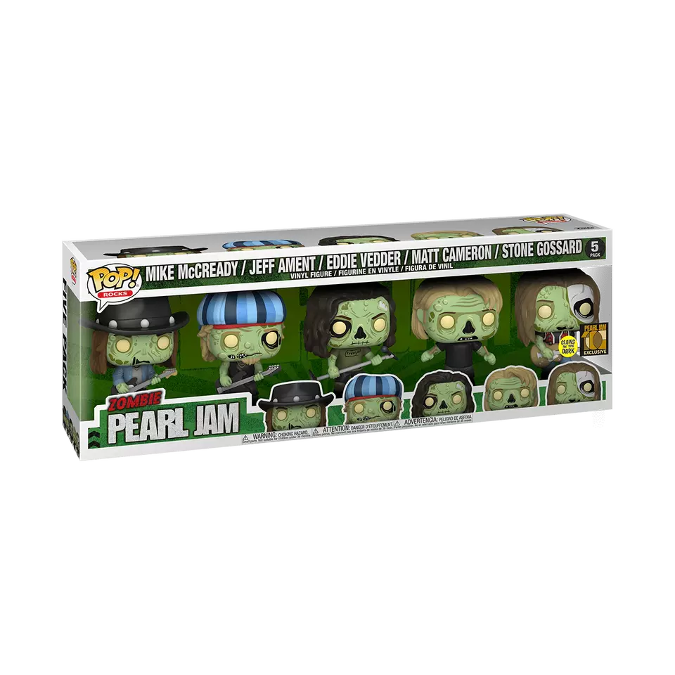 Funko Pop! American Rocks Band: Pearl Jam Zombie Variant 5-Pack