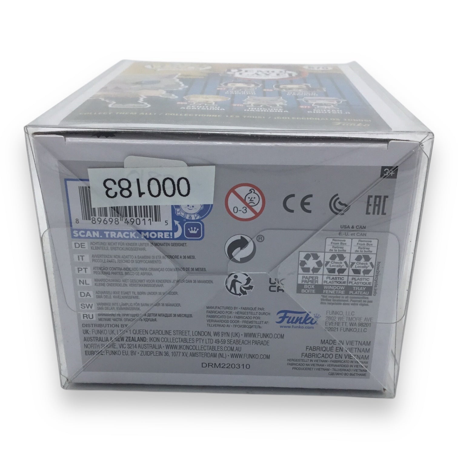 Funko Pop! Animation Inosuke Hashibira #870 Signed by Bryce Papenbrook