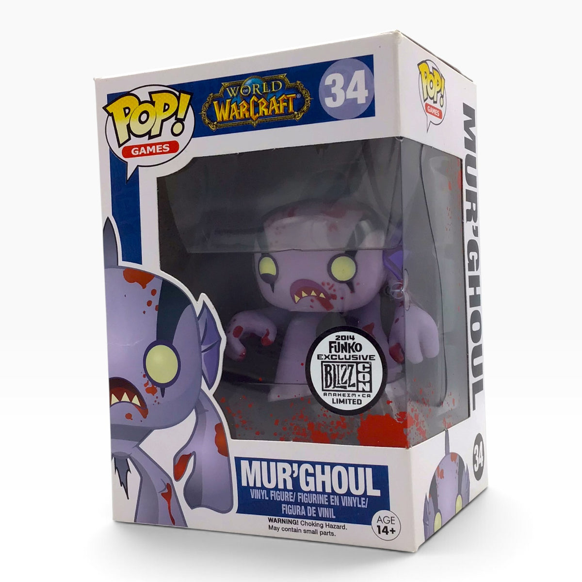 Funko Pop! Games World of Warcraft #34 Mur'ghoul Vinyl Figure – 2014 BlizzCon Anaheim Exclusive
