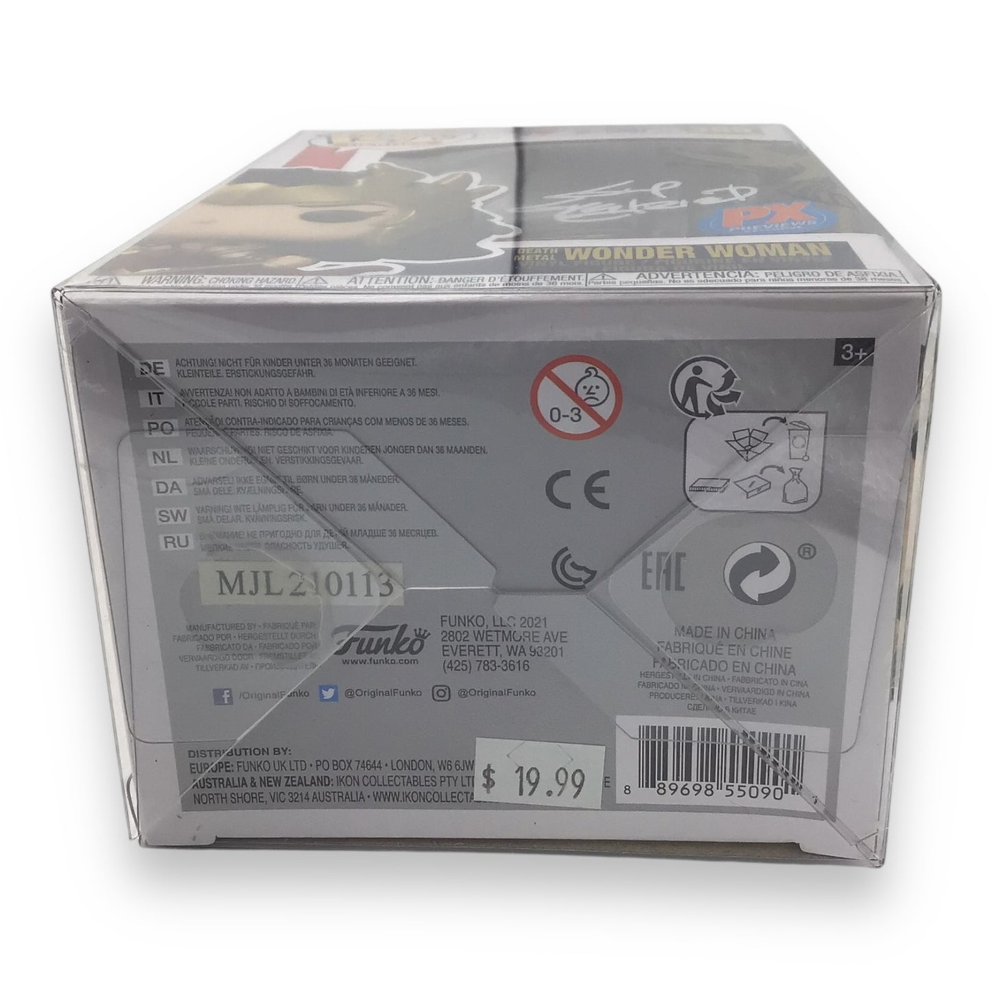 Funko Pop! Heroes Death Metal Wonder Woman #385 - Signed by Guy Gilchrist