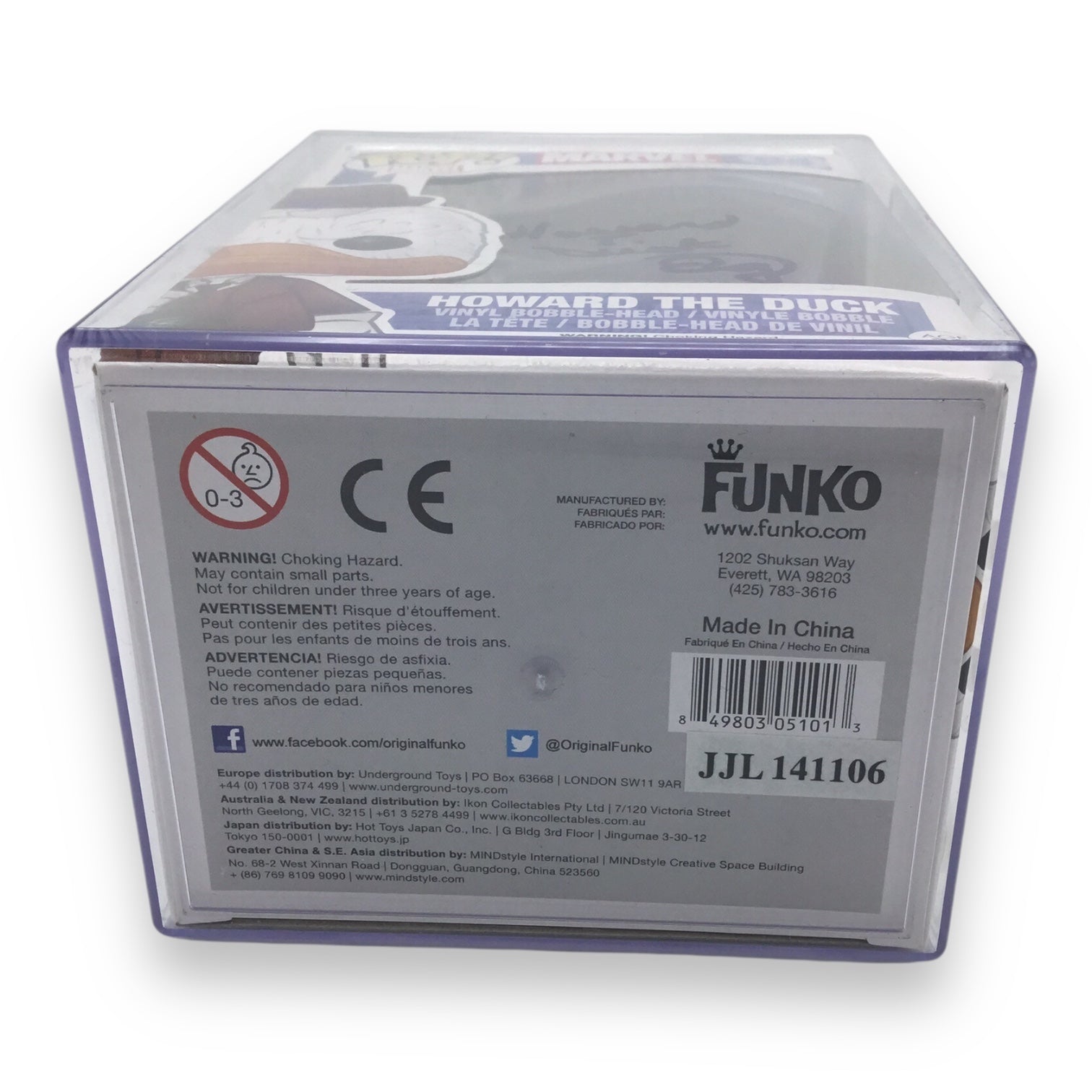 Funko Pop! Howard the Duck #64 Signed by Ed Gale