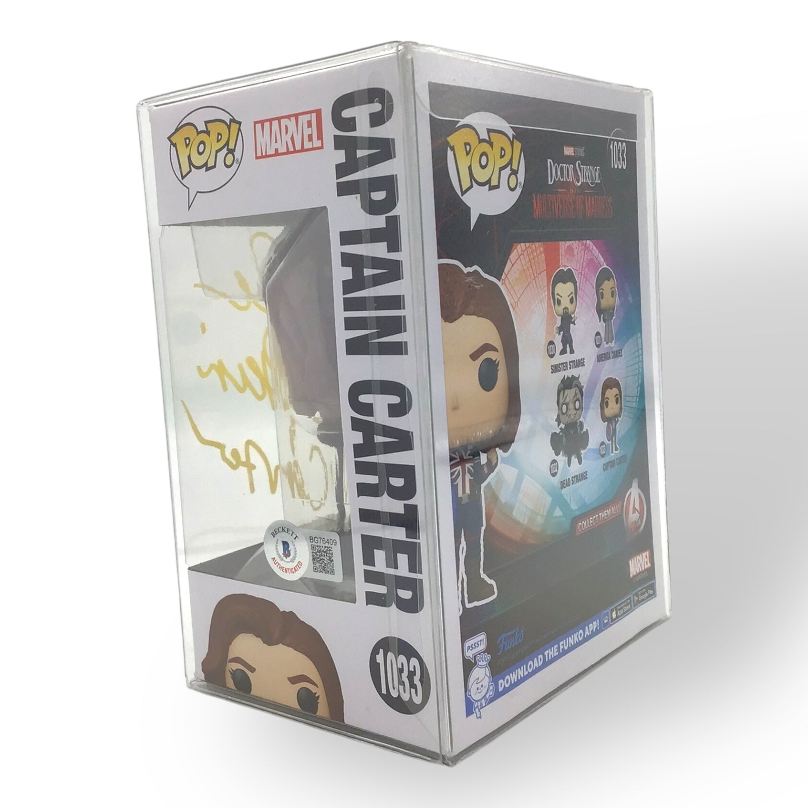 Funko Pop! Marvel Captain Carter #1033 Signed by Hayley Atwell