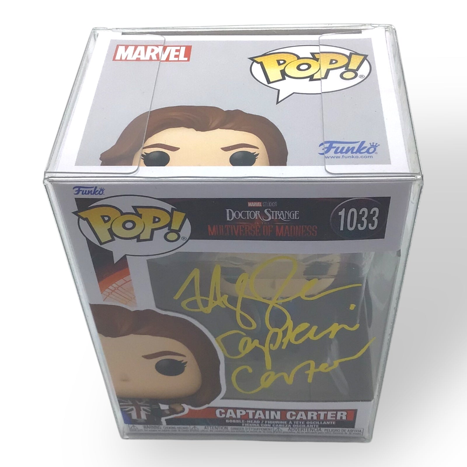 Funko Pop! Marvel Captain Carter #1033 Signed by Hayley Atwell
