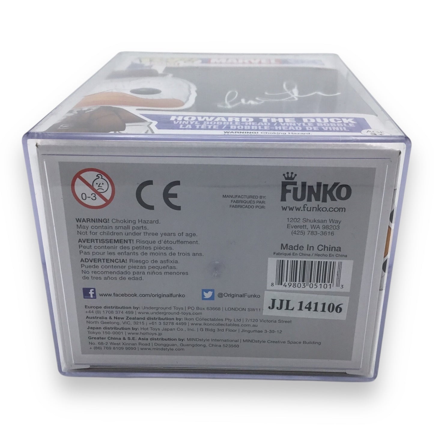 Funko Pop! Marvel Howard the Duck #64 Signed by Lea Thompson