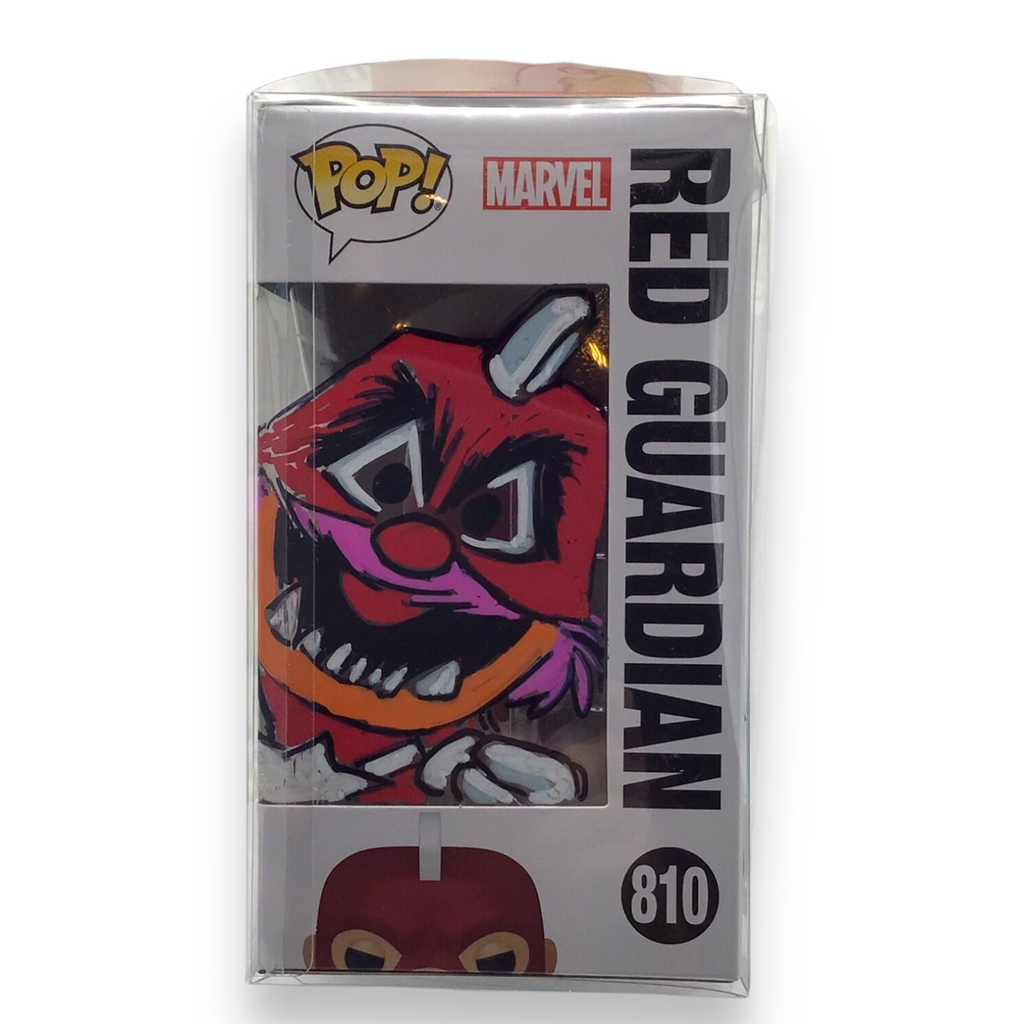 Funko Pop! Marvel Red Guardian #810 - Signed by Guy Gilchrist, Amazon Exclusive