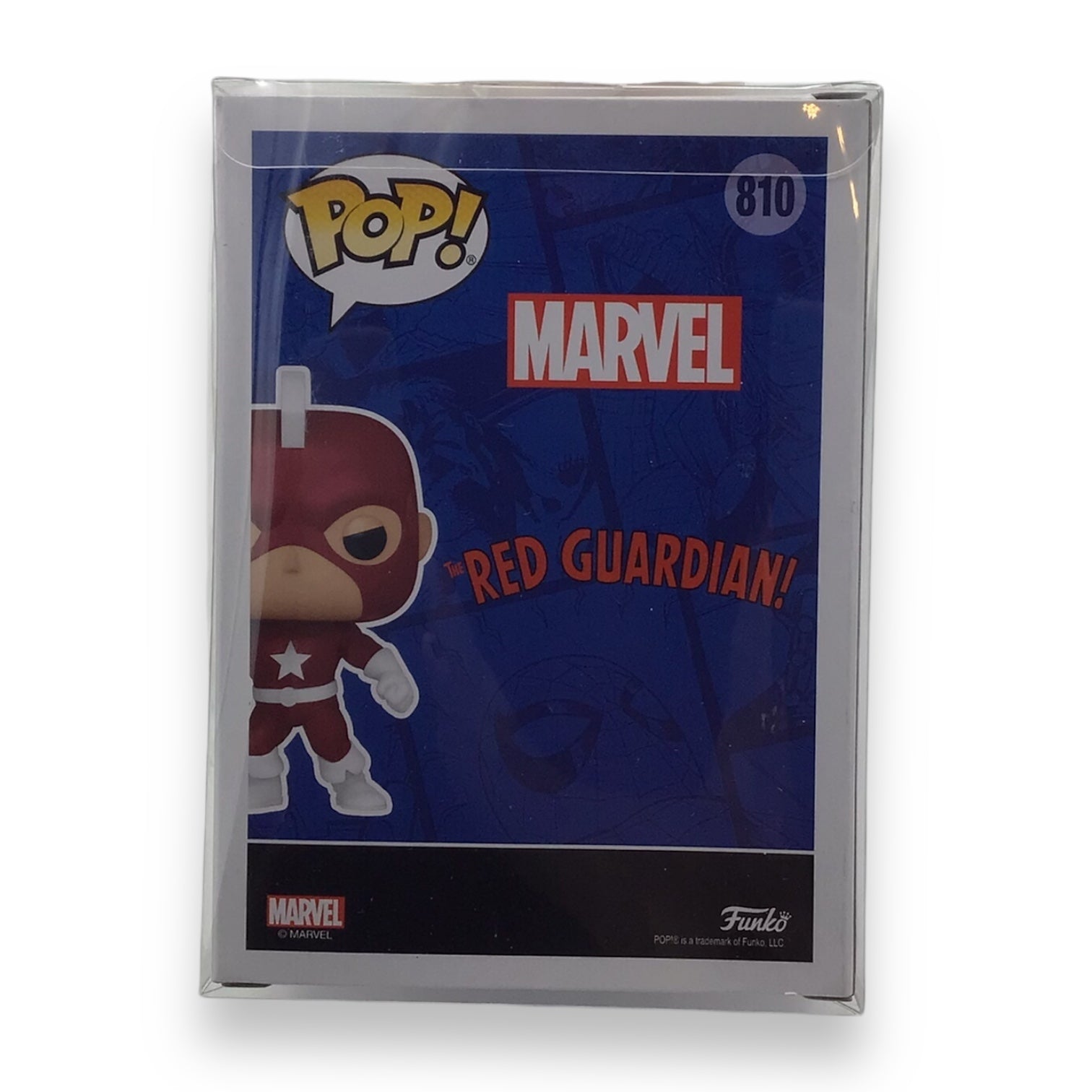 Funko Pop! Marvel Red Guardian #810 - Signed by Guy Gilchrist, Amazon Exclusive