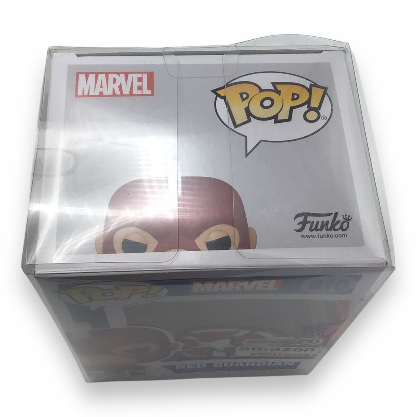 Funko Pop! Marvel Red Guardian #810 - Signed by Guy Gilchrist, Amazon Exclusive