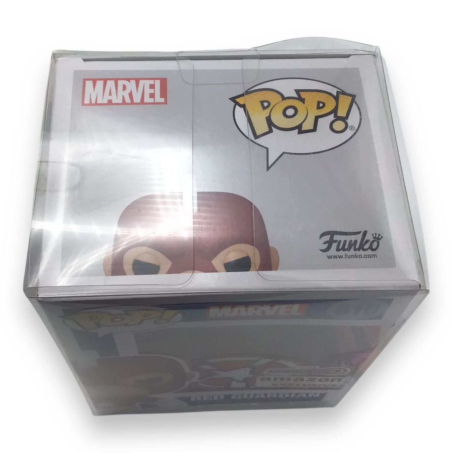 Funko Pop! Marvel Red Guardian #810 - Signed by Guy Gilchrist, Amazon Exclusive
