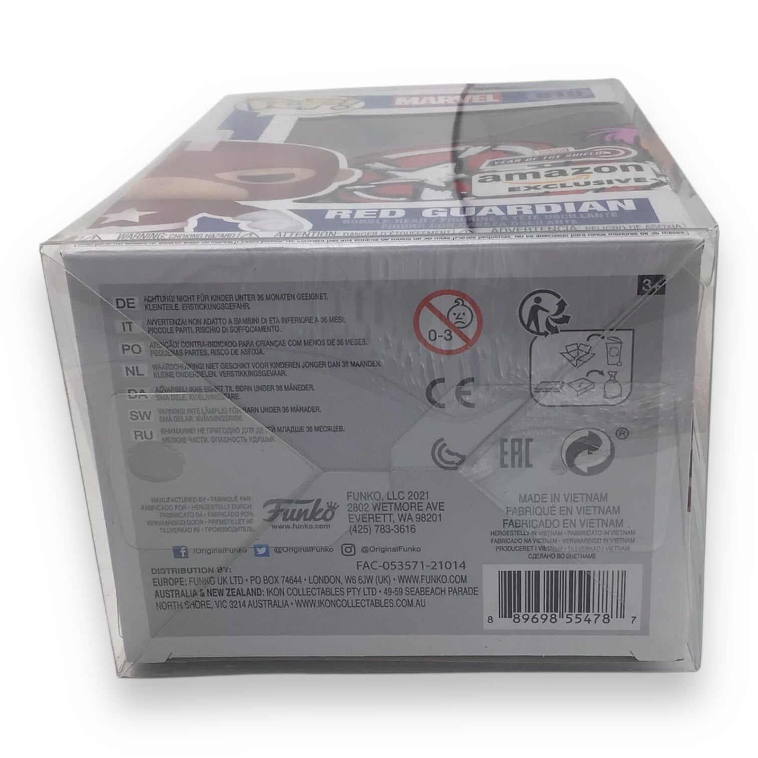 Funko Pop! Marvel Red Guardian #810 - Signed by Guy Gilchrist, Amazon Exclusive