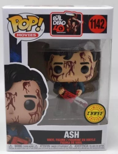 Funko Pop! - Movies: Evil Dead Anniversary - Ash #1142 Limited Chase Edition