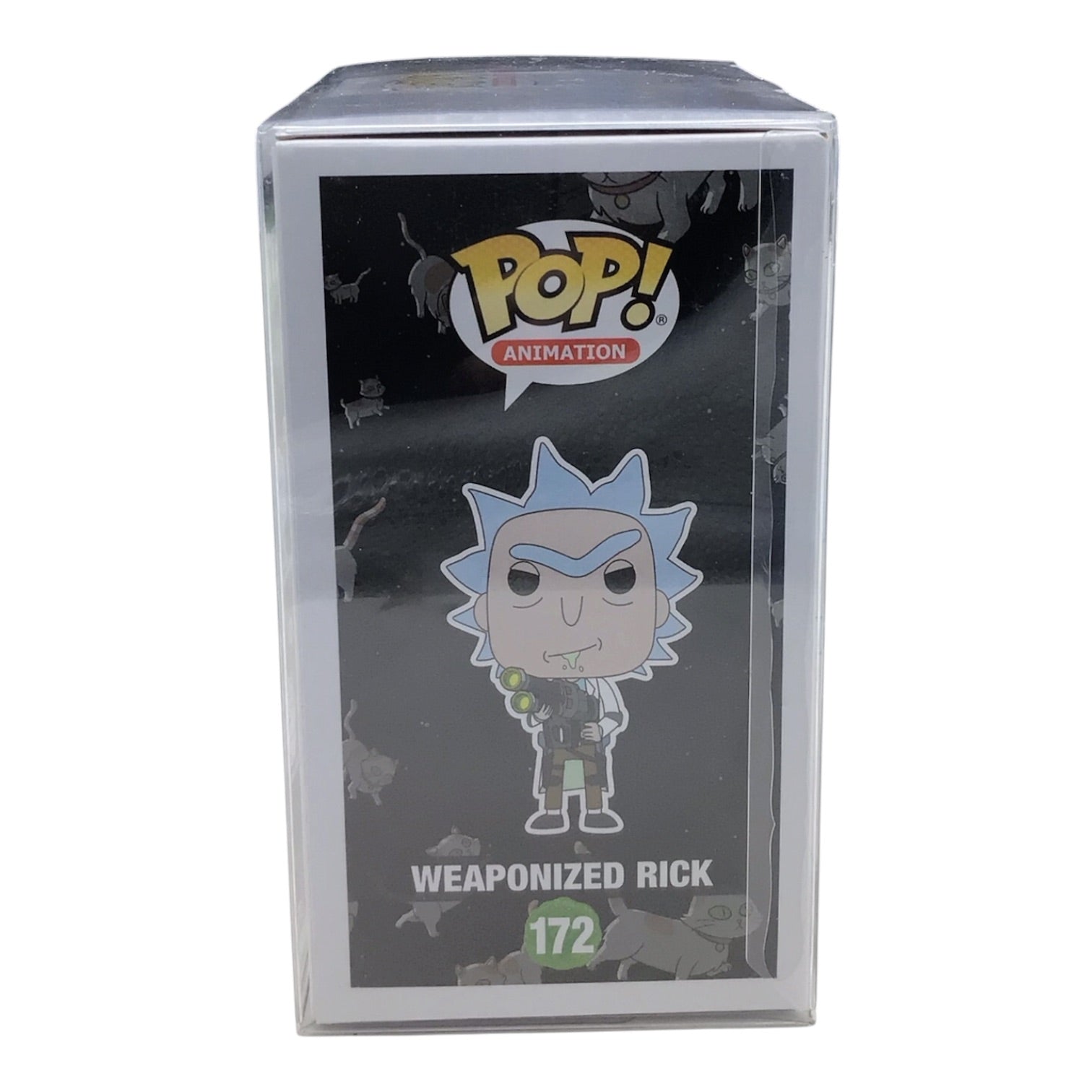Funko Pop! Rick & Morty Weaponized Rick #172 Signed by David Angelo Roman