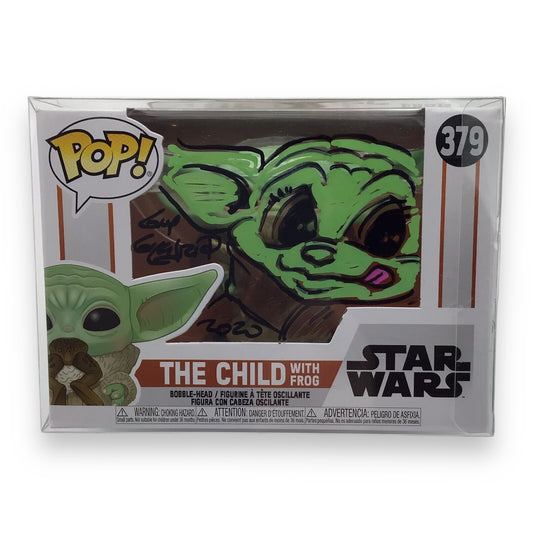 Funko Pop! Star Wars The Child with Frog #379 - Signed by Guy Gilchrist