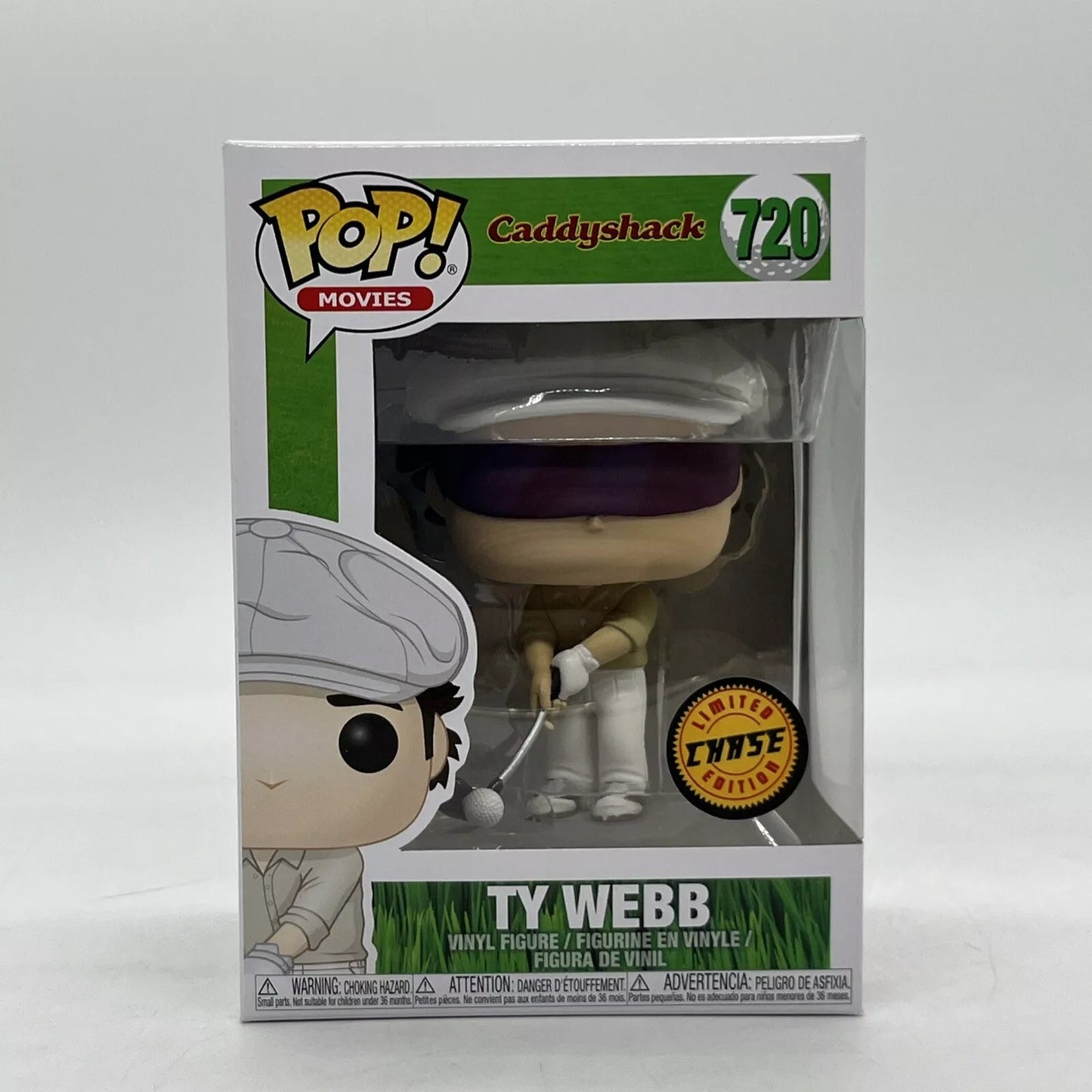 Funko Pop! Vinyl Movies - Caddyshack - Ty Webb (Blindfolded Version) (Chase) #720