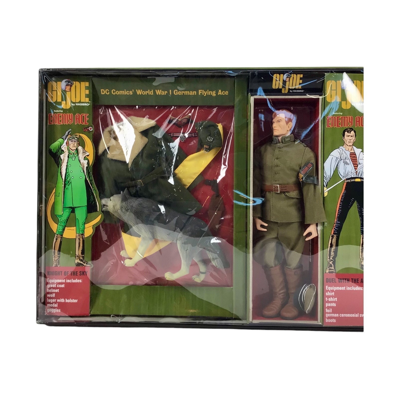 GI JOE Enemy Ace 12" Action Figure DC Comic Military Adventure Hero Box HASBRO 2003.