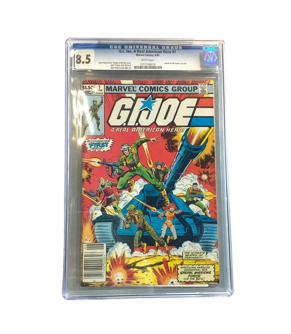 GI Joe #1 - Marvel 1982 - CGC 8.5