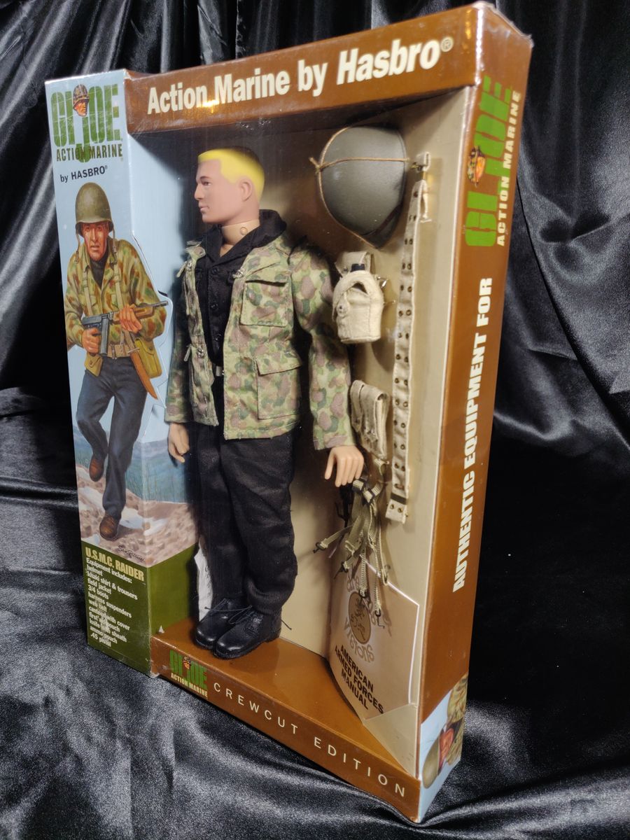 GI Joe Action Marine - Crewcut Edition U.S.M.C. Raider Sealed Hasbro 2004