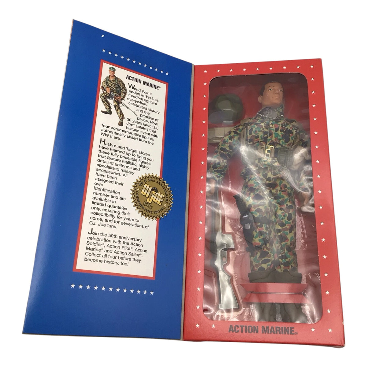 GI Joe Action Marine Limited Edition WWII Commemorative Figure - Hasbro 1995