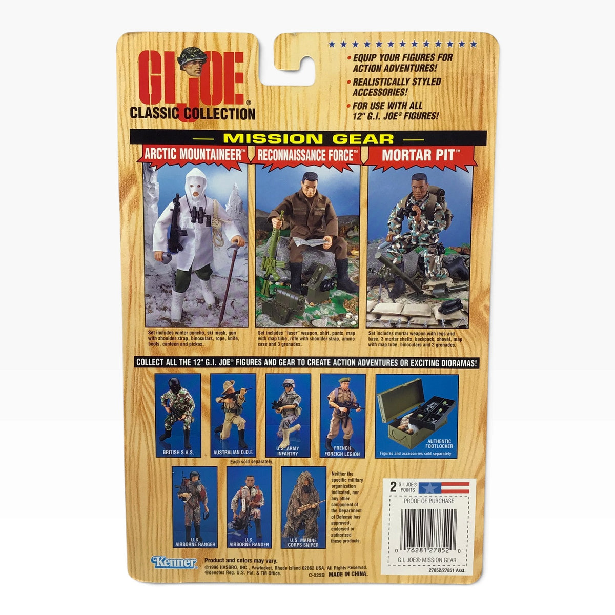 GI Joe Arctic Mountaineer Mission Gear Set (1996) – Hasbro Classic Collection #27852