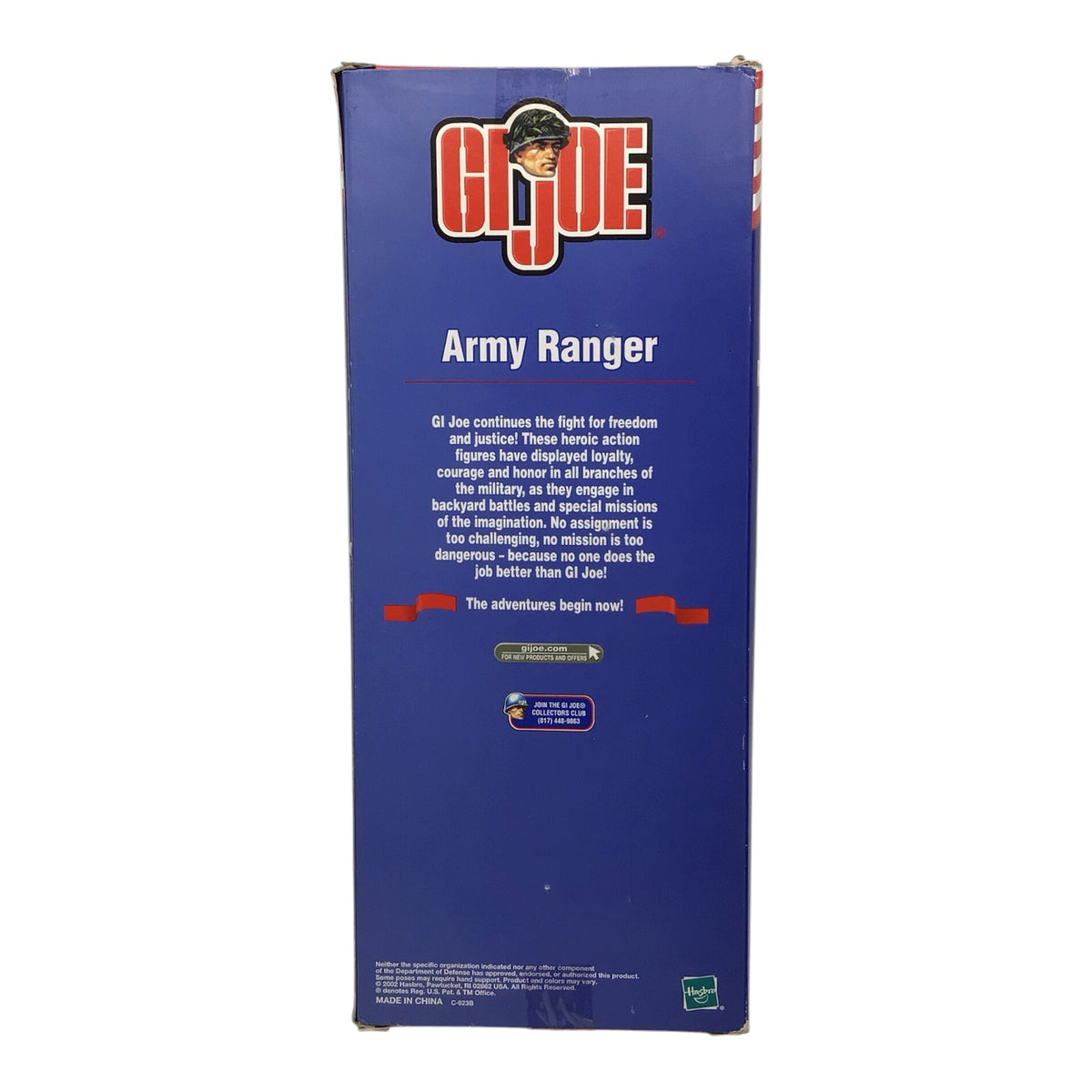 GI Joe Army Ranger - Hasbro 2002