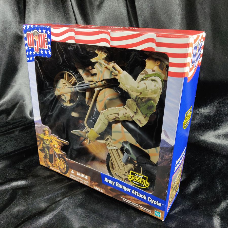 GI Joe Army Rangers Collection - Army Ranger Attack Cycle New Hasbro 2002