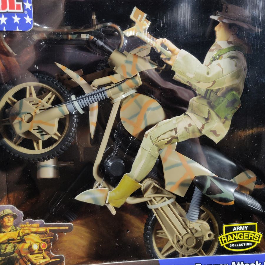 GI Joe Army Rangers Collection - Army Ranger Attack Cycle New Hasbro 2002