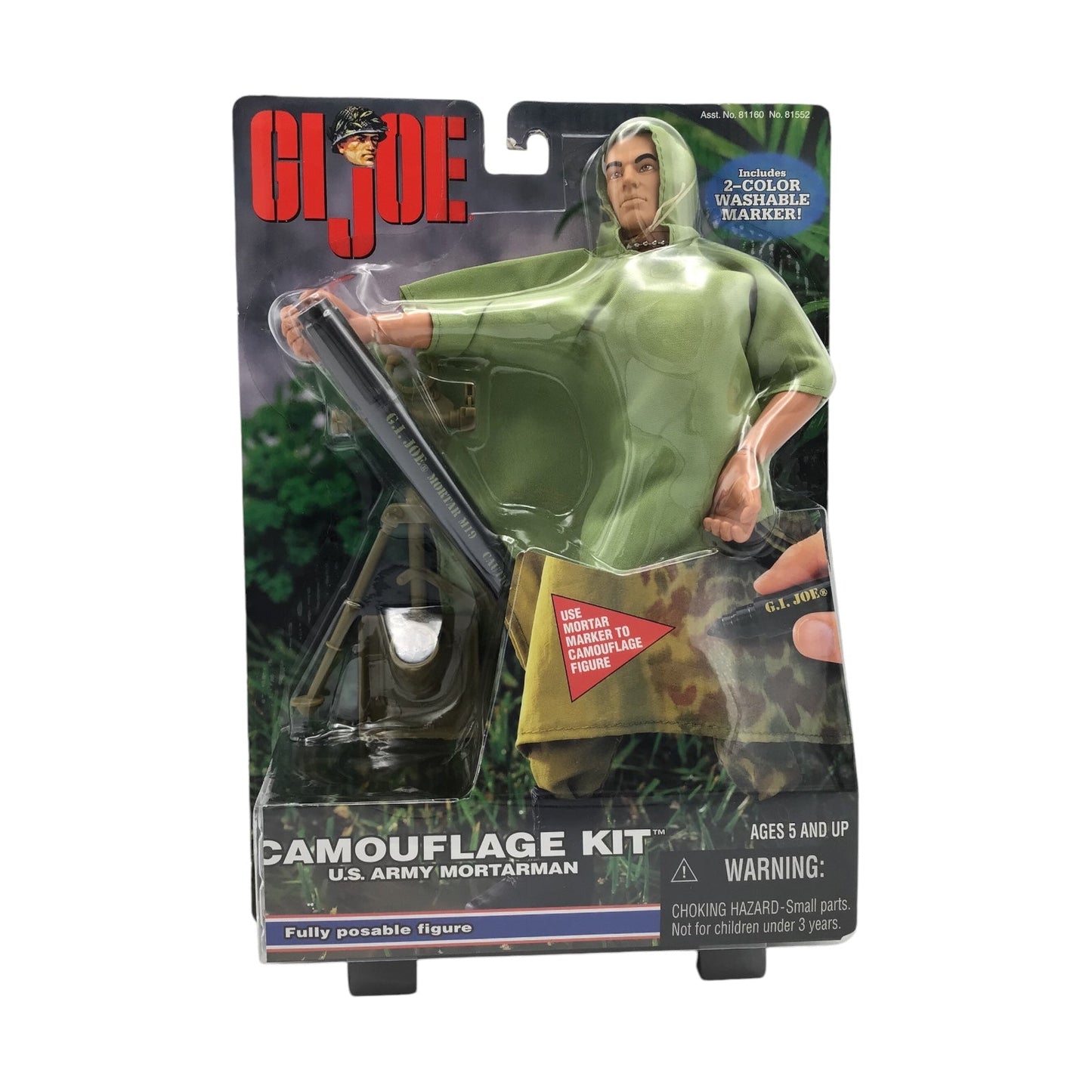 GI Joe Camouflage Kit U.S. Army Mortarman