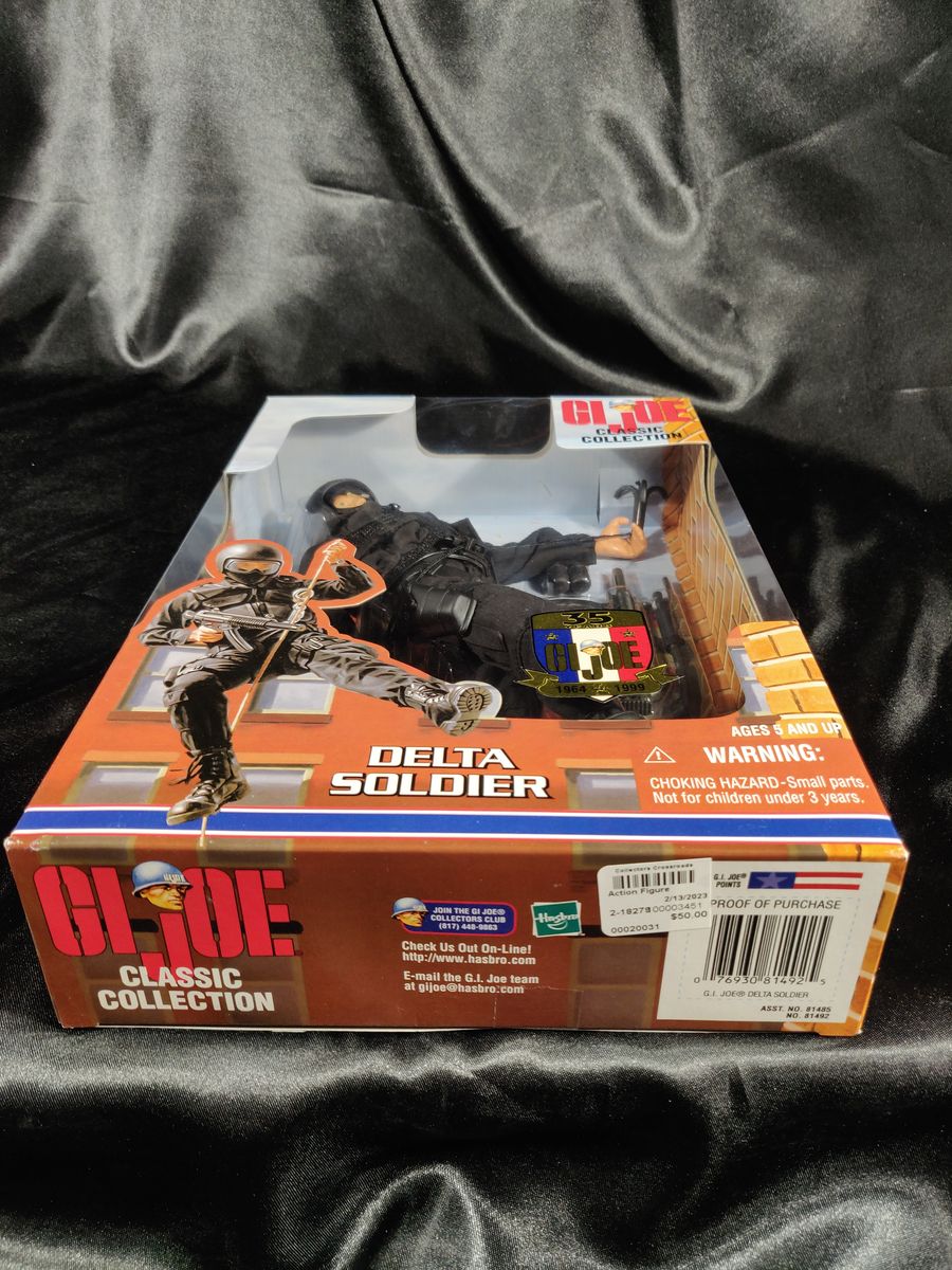 GI Joe Classic Collection - Delta Soldier 12" New Sealed Hasbro 1999