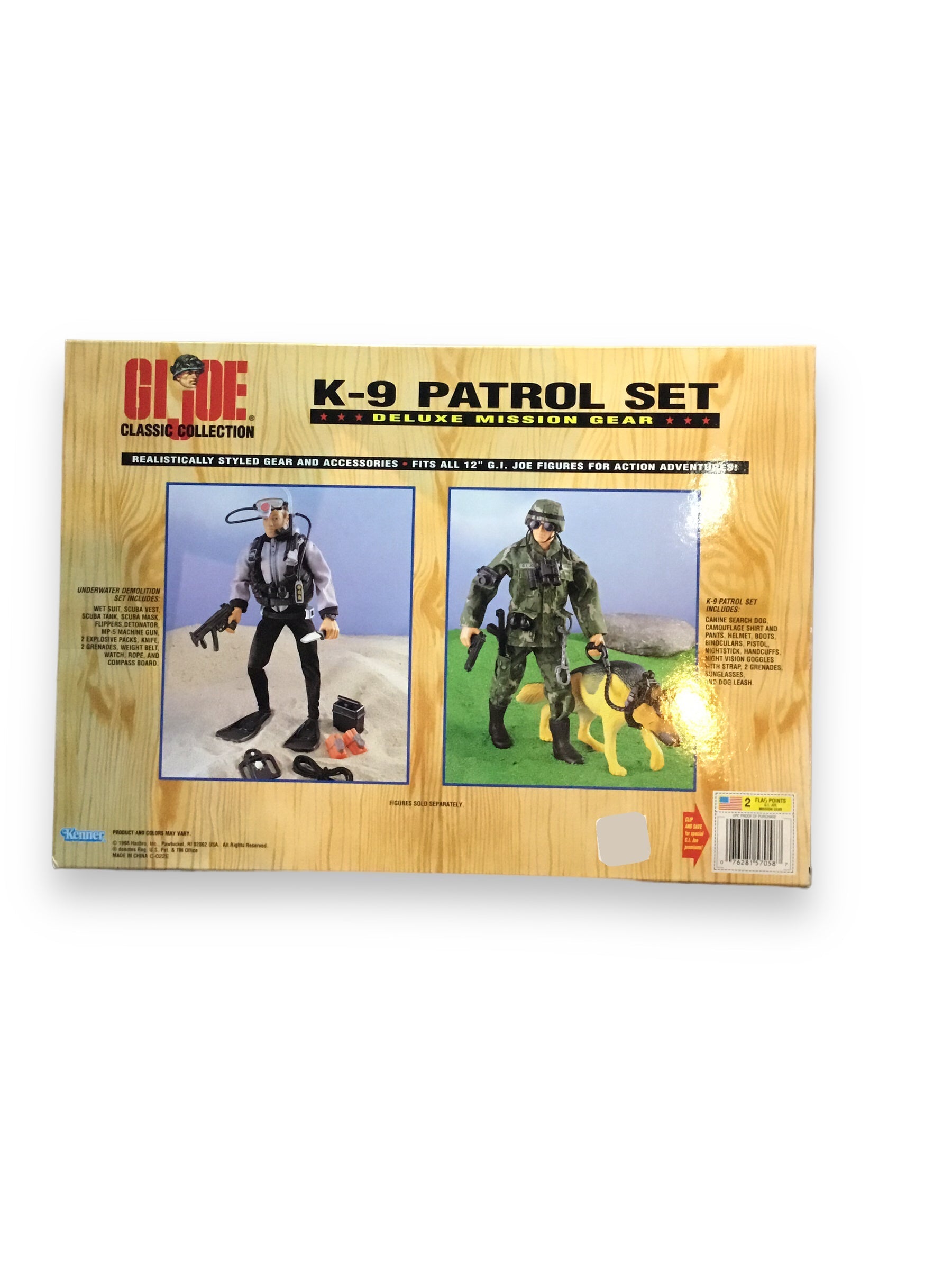 GI Joe Classic Collection - K9 Patrol Set - Deluxe Mission Gear