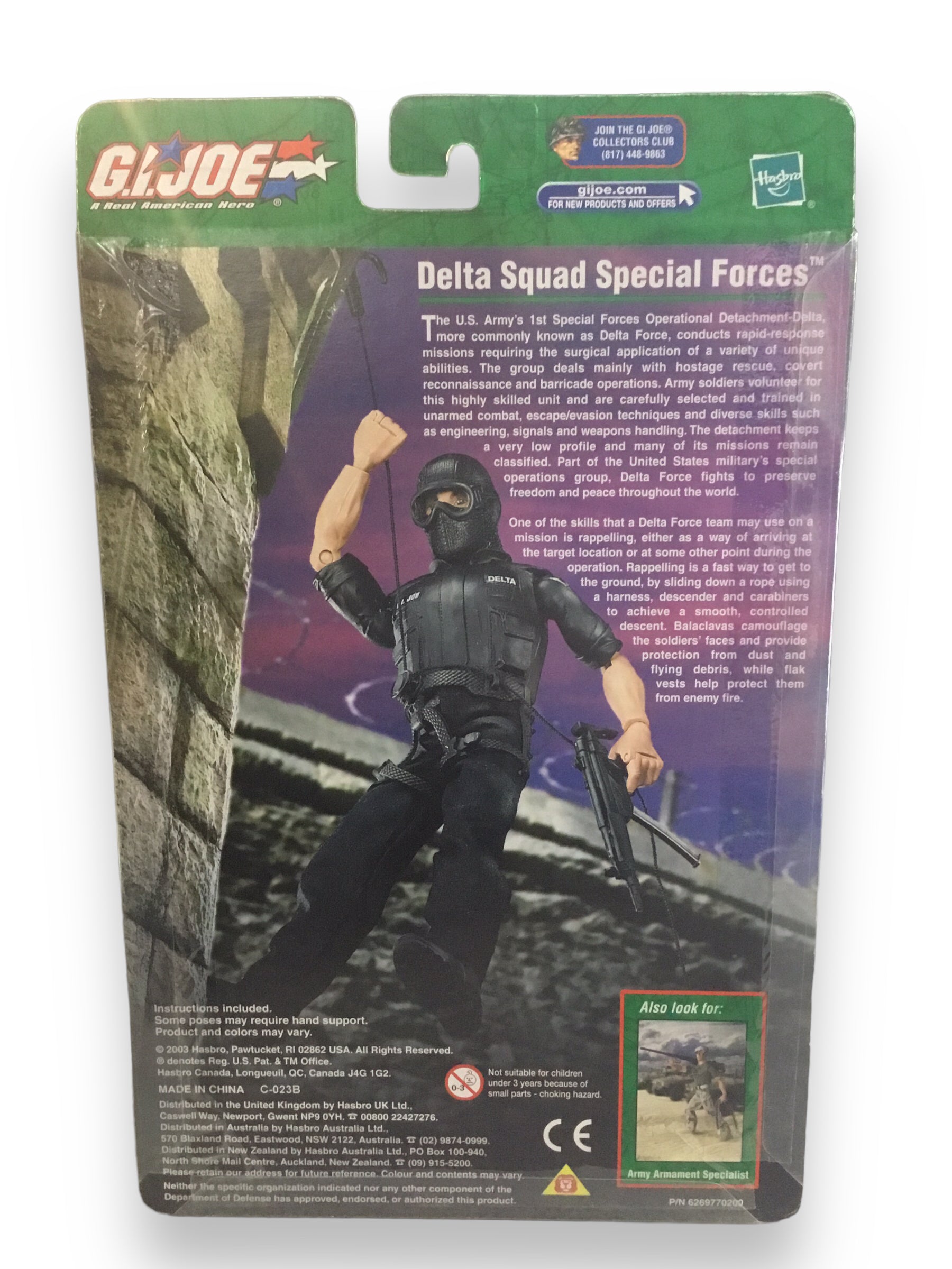 GI Joe Delta Squad Special Forces