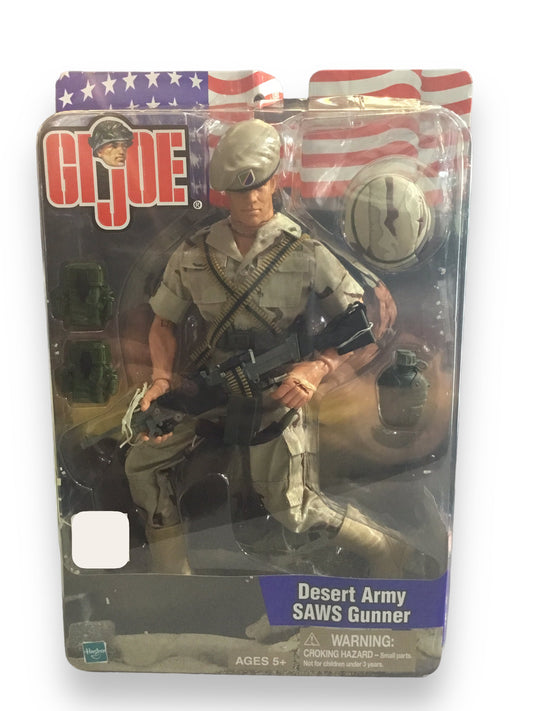 GI Joe Desert Army SAWS Gunner