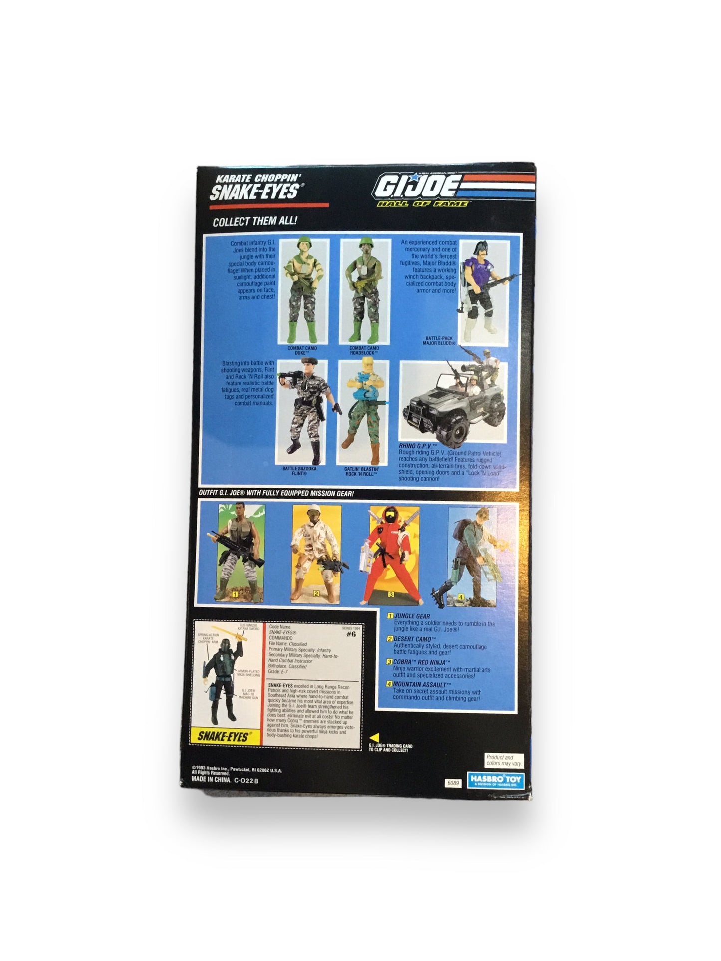 GI Joe Hall of Fame Karate Choppin' Snake-Eyes