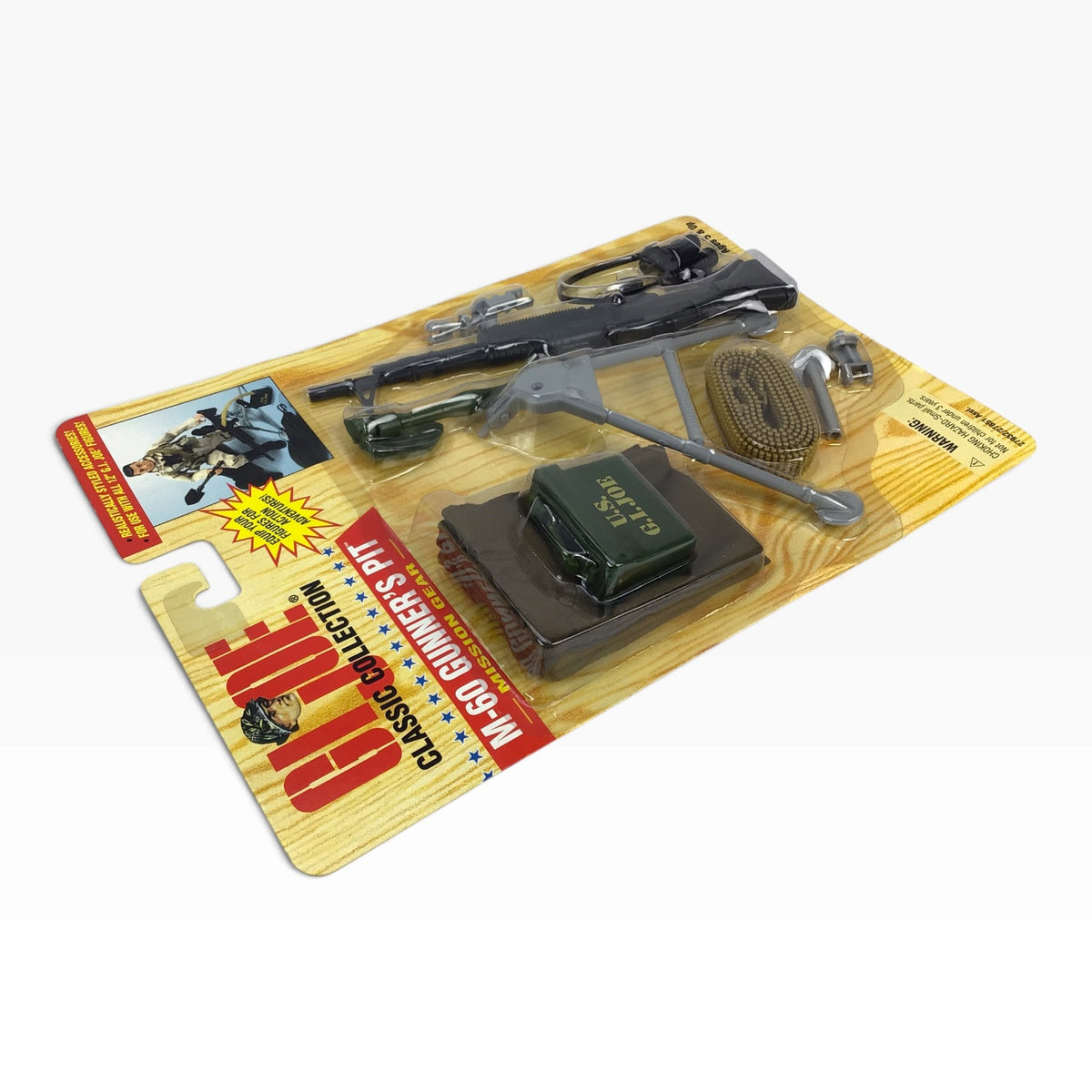 GI Joe M-60 Gunner's Pit Mission Gear Set (1997) – Hasbro Classic Collection #27932