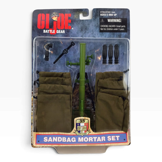 GI Joe Sandbag Mortar Mission Gear Set (1998) – Hasbro Battle Gear #57084
