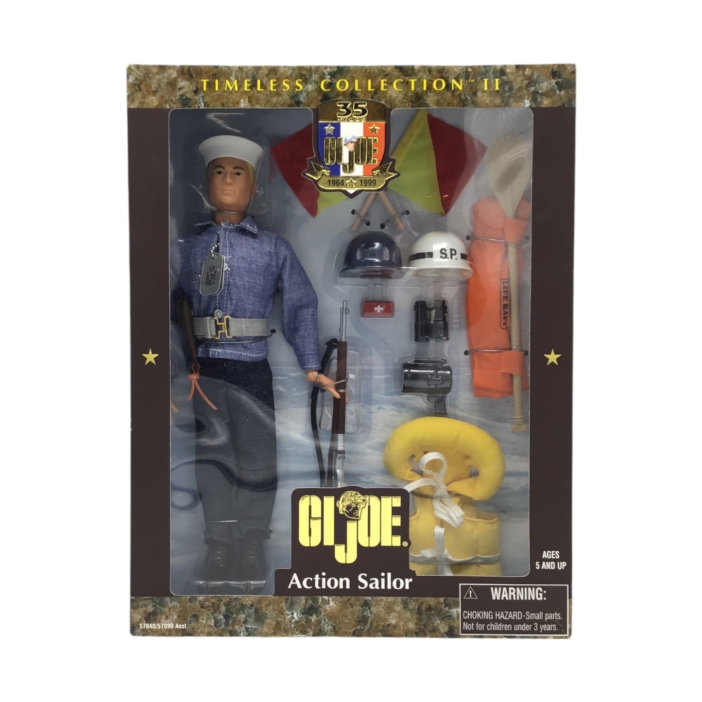 GI Joe Timeless Collection II - Action Sailor (White) 12" 1999 New Sealed Hasbro