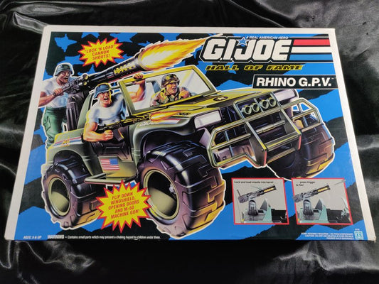 G.I Joe Hall of Fame - Rhino G.P.V Heavy Duty Ground Patrol Vehicle Sealed 1993