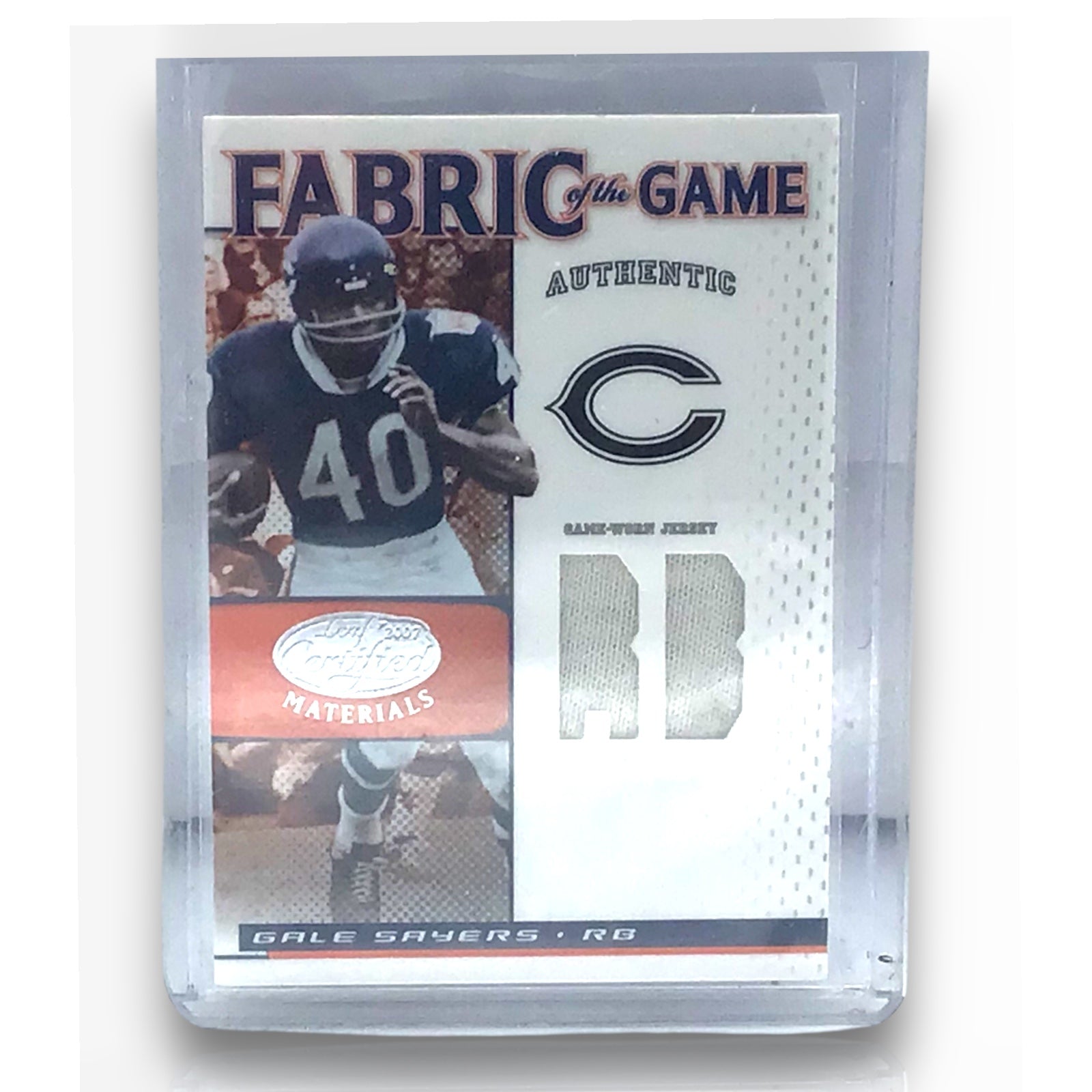 Gale Sayers Bears Authentic Signed Mini Helmet Shadowbox