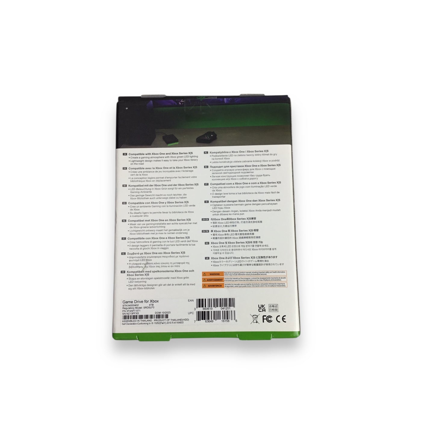 Game Drive for Xbox 4TB - Portable External Hard Drive for Xbox 4 Terabyte
