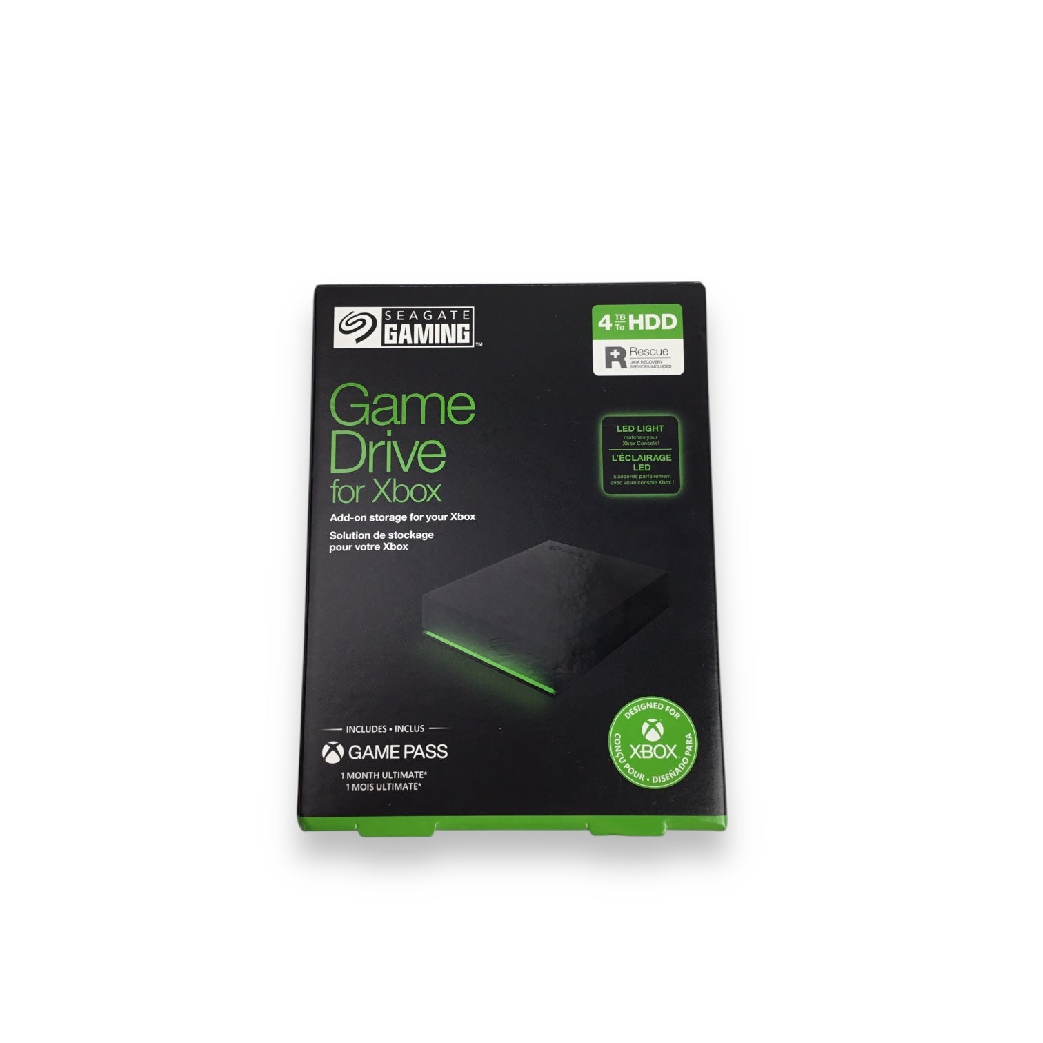 Game Drive for Xbox 4TB - Portable External Hard Drive for Xbox 4 Terabyte