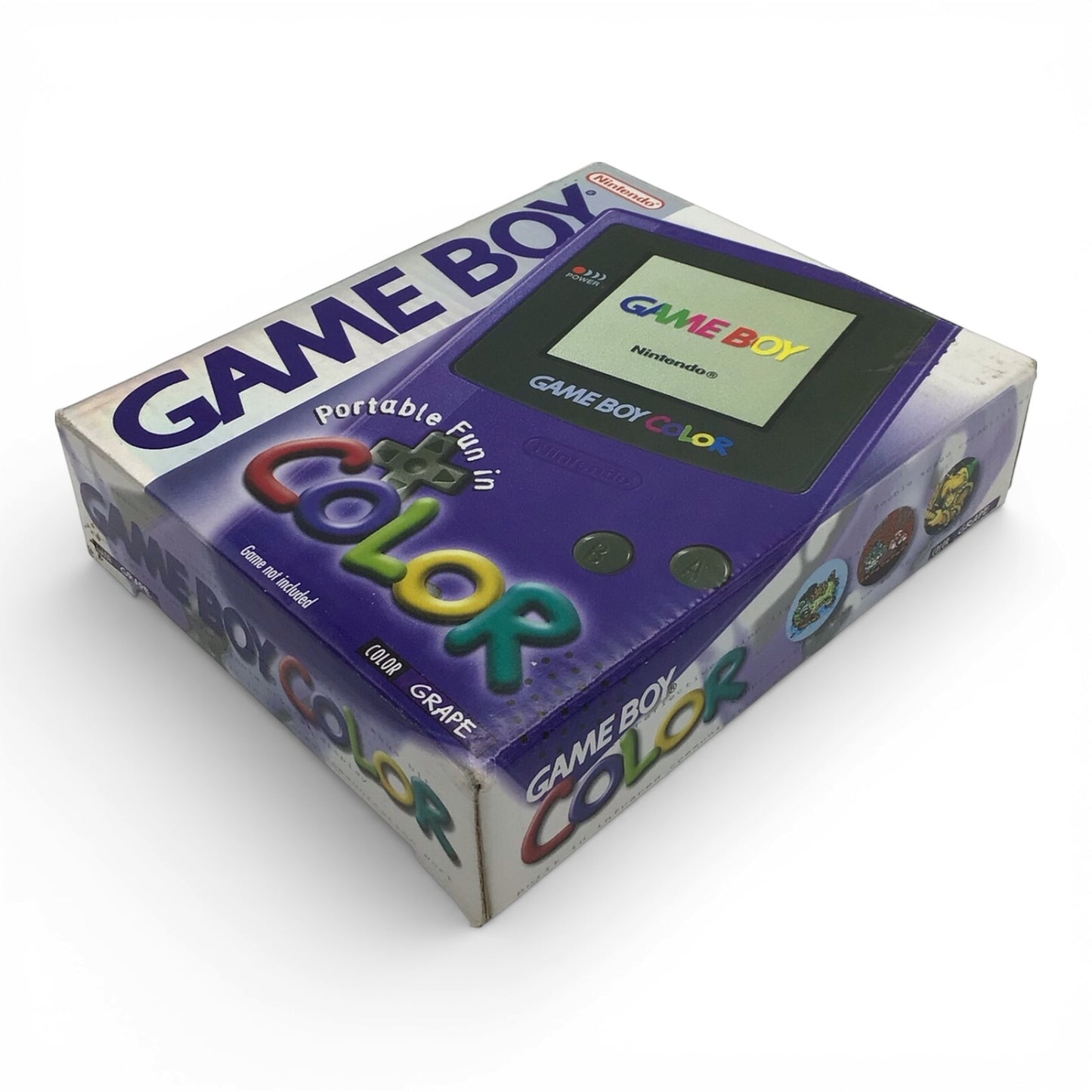 GameBoy Color 1999 Purple - BOX & MANUALS ONLY